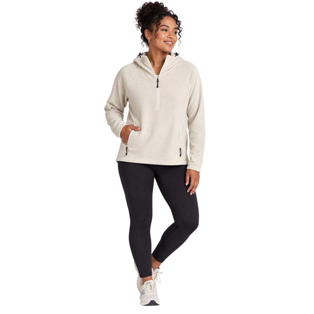 Outdoor Research ActiveTemp Hooded Pullover Women’s Medium Cream NWT